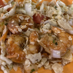 Spicy Shrimp Tacos with Slaw Salad