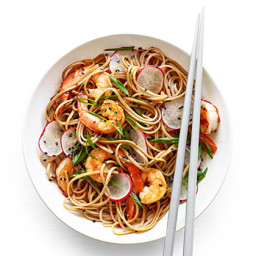 Spicy Soba Noodles with Shrimp