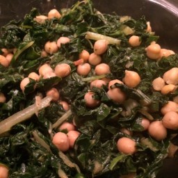 Spicy Spinach with Chickpeas
