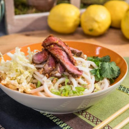 Spicy Steak Noodle Bowl with Sesame Soy Dressing