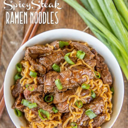 Spicy Steak Ramen Noodles