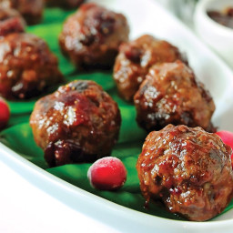 Spicy-Sweet Cranberry Meatballs