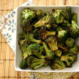 Spicy Sweet Roasted Broccoli