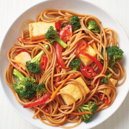 Spicy Tofu and Vegetable Lo Mein