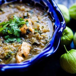 Spicy Tomatillo Chicken Stew is Just What You Need Tonight!
