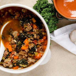 SPICY TUSCAN KALE AND SAUSAGE SOUP