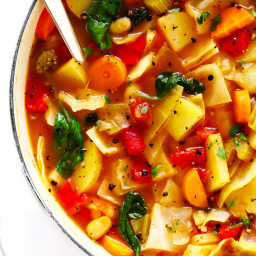Spicy Vegetarian Cabbage Soup