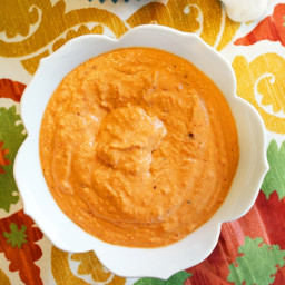 Spicy White Bean and Roasted Red Pepper Dip