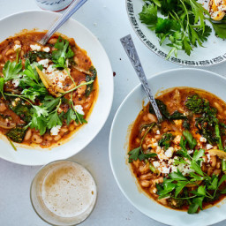 Spicy White Bean Stew With Broccoli Rabe