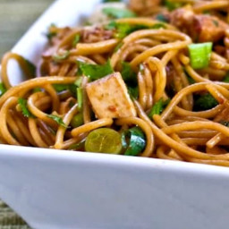 Spicy Whole Wheat Sesame Noodles with Chicken