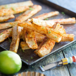Spicy Yuca Fries with Garlic Sauce Recipe