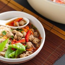 Spicy Asian Turkey-Noodle Soup
