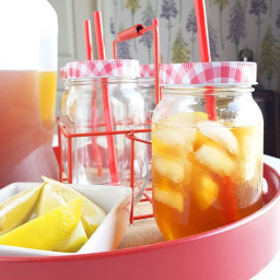 Spiked Ginger Iced Tea