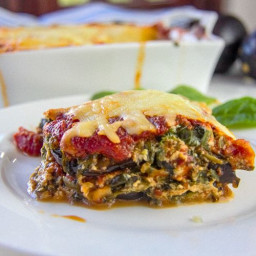 Spinach & Eggplant Lasagna