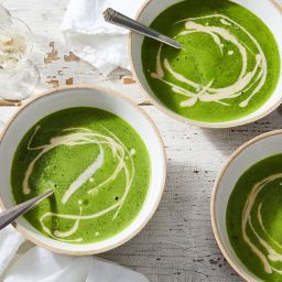 Spinach and amp; Cilantro Soup With Tahini and amp; Lemon From Samin Nosrat