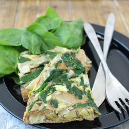 Spinach and Artichoke Omelette