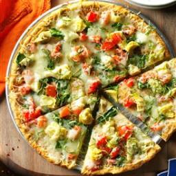 Spinach and Artichoke Pizza Recipe