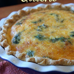 Spinach and Bacon Quiche