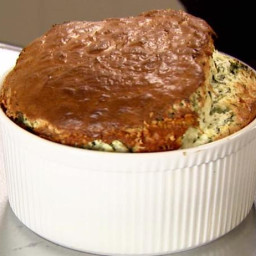 Spinach and Cheddar Souffle