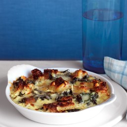 Spinach and Cheddar Strata