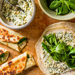 Spinach and Cheese Gozleme