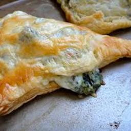 Spinach and cheese puff pastry