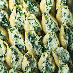 Spinach and Cheese Stuffed Shells