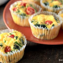 Spinach and egg muffins recipe