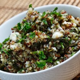 Spinach and Feta Quinoa Salad