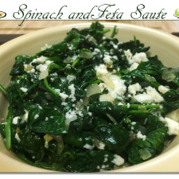 Spinach and Feta Saute