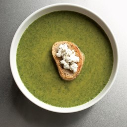 Spinach and Goat Cheese Bisque