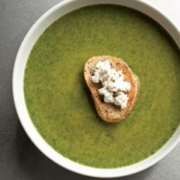 Spinach  and  Goat Cheese Bisque