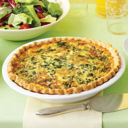 Spinach and Gruyere Quiches