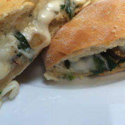 Spinach and Mushroom Calzones