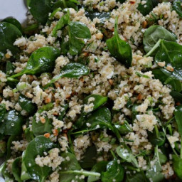 Spinach and Quinoa Salad with Feta and Dill