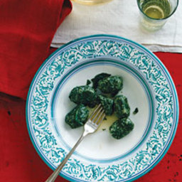 Spinach and Ricotta Gnudi with Sage Butter