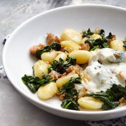 Spinach and Sausage Gnocchi