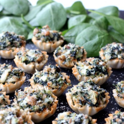 Spinach and Sausage Phyllo Cups