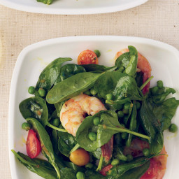 Spinach-and-Shrimp Salad with Chile Dressing
