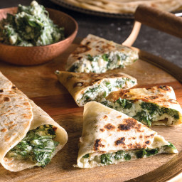 Spinach and Three Cheese Gözleme