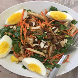 Spinach carrot salad
