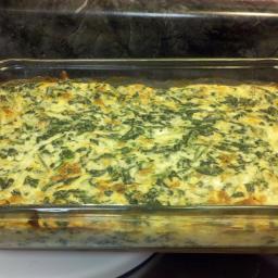 Spinach Casserole (low fat and low carb)