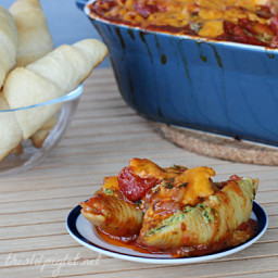 Spinach Cheese Stuffed Pasta Shells
