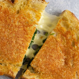 Spinach Dip Grilled Cheese