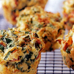 Spinach & feta muffins