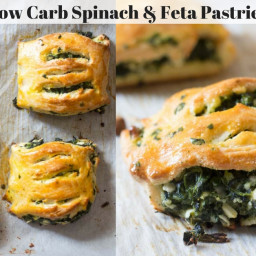 Spinach & Feta Pastries – Low Carb, Grain Free, THM S