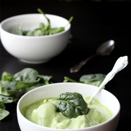 Spinach Frozen Yogurt