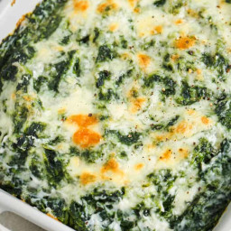 Spinach Gratin (Use Frozen or Fresh Spinach!)
