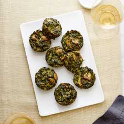 Spinach Kugel Cupcakes