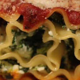 Spinach Lasagna Roll Ups Recipe